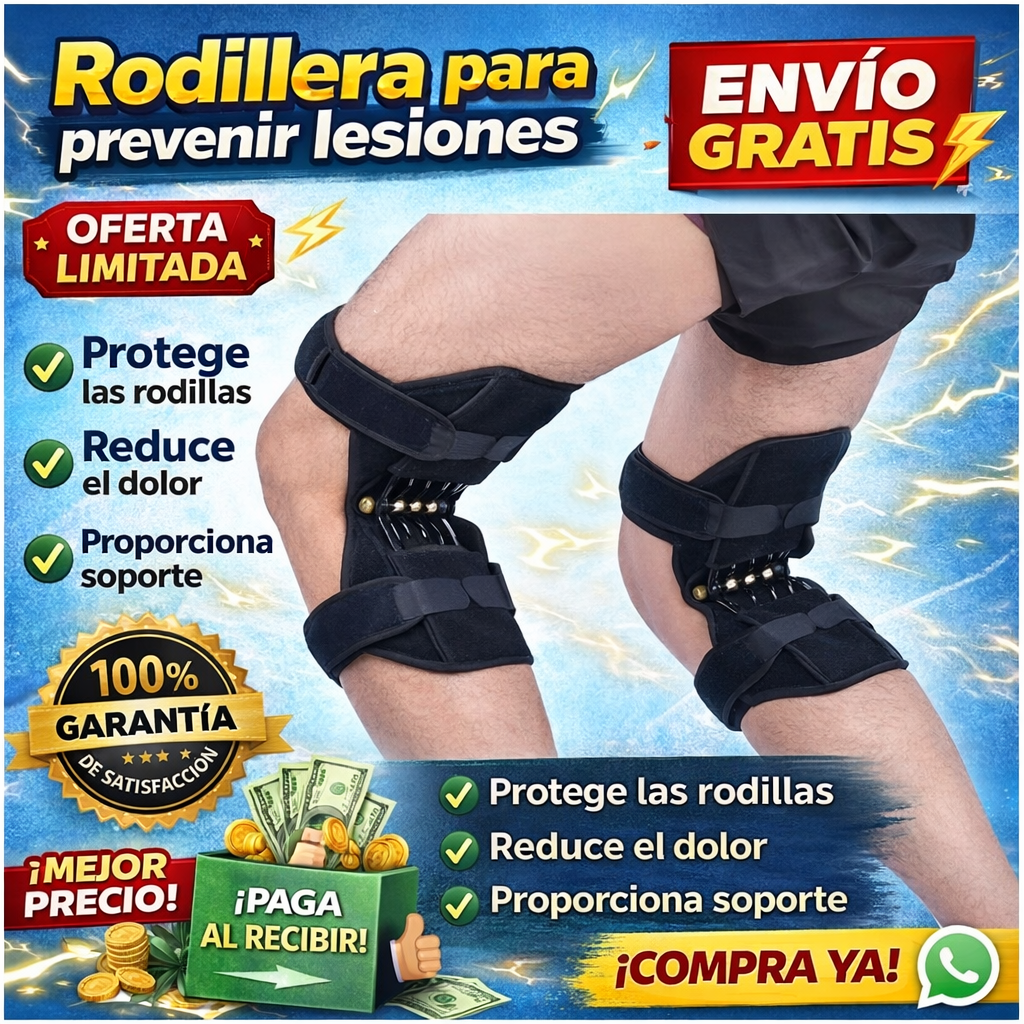 Rodilla Sana Pro - Prevención y soporte en cada paso.