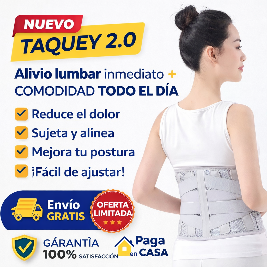 Taquey 2.0 - Firmeza que te acompaña todo el día.