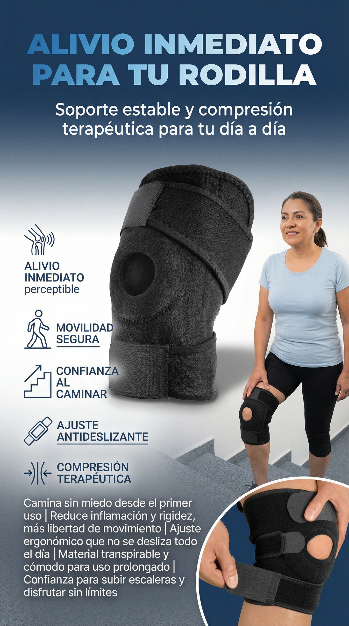Rodillera EcoPatch - Alivio Inmediato Para Tu Rodilla