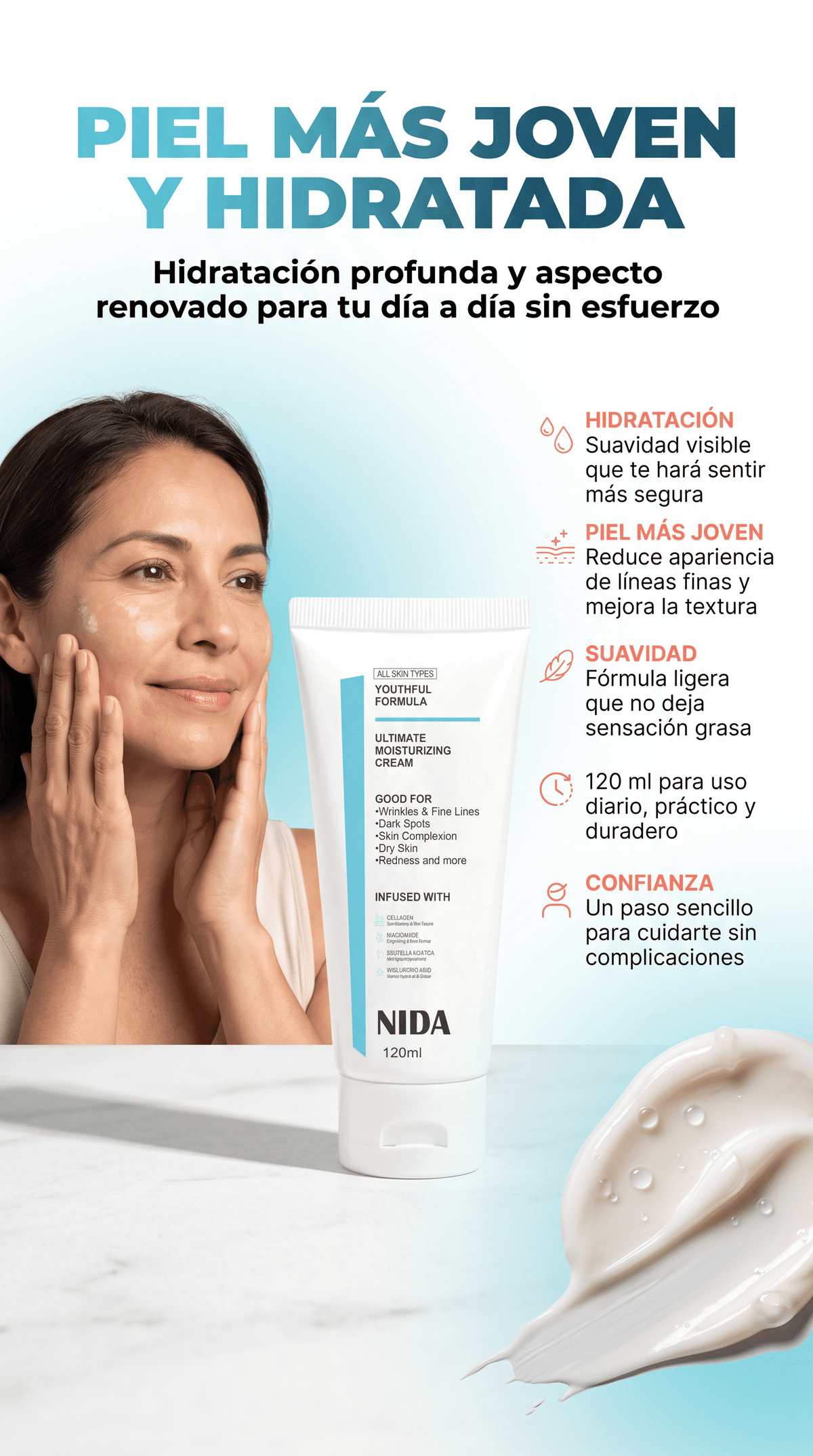 Crema Nida - Hidratación y cuidado de piel