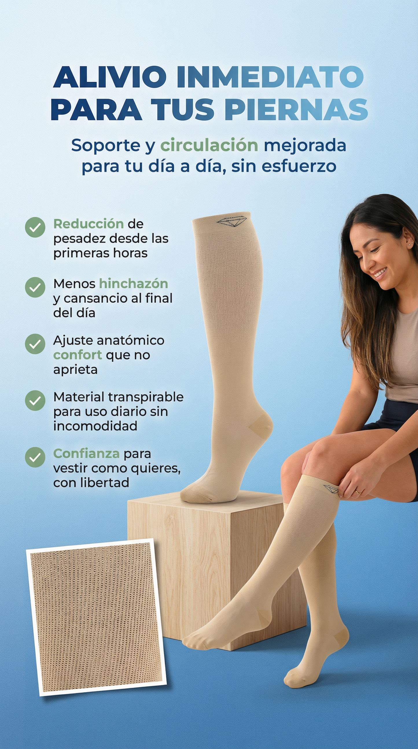 CompresFit Pro - Media Completa De Compresión