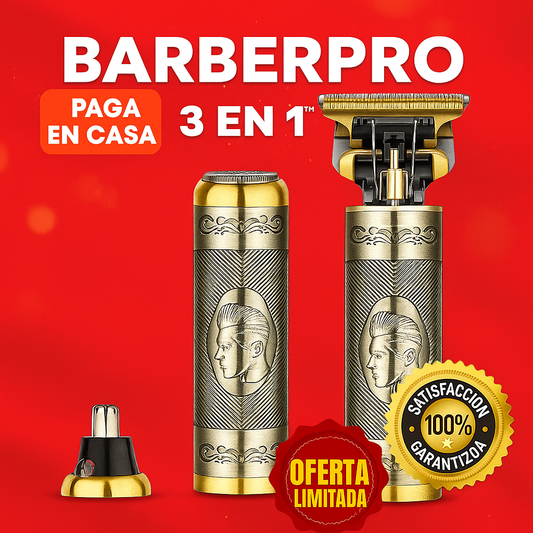 BarberPro 3 en 1 – Tu kit de barbero en un solo toque