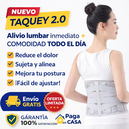 Taquey 2.0 - Firmeza que te acompaña todo el día.
