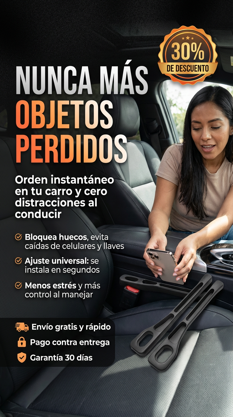 Kit x2 Relleno de Huecos para Asientos de Automóvil