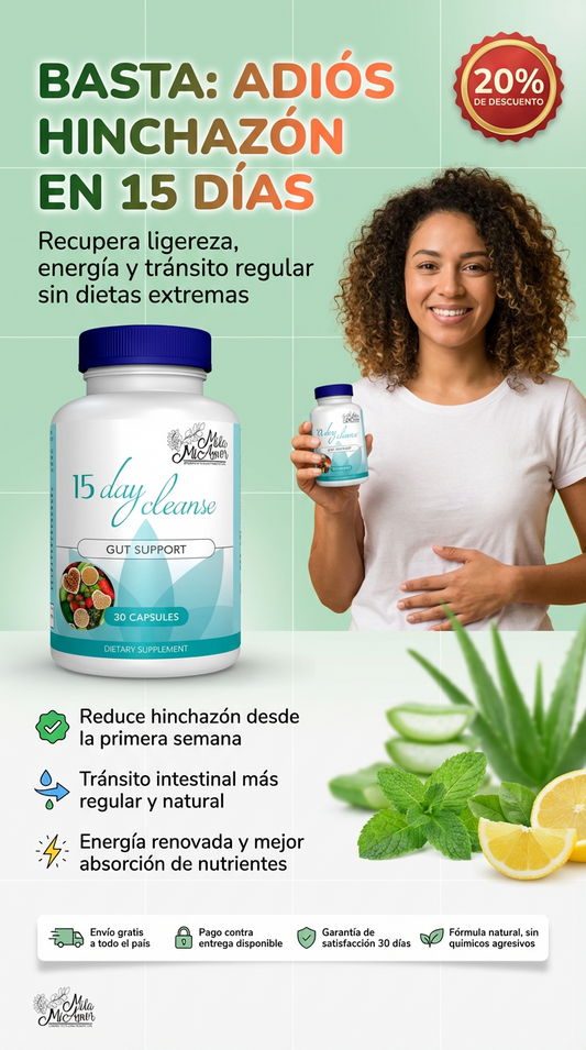 15 Days Cleanse - Apoyo Digestivo y Detox Natural