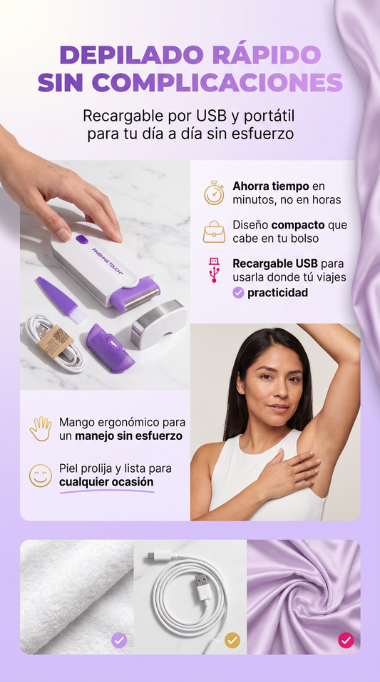 Rasuradora Depiladora Eléctrica USB 2 cabezales, depilación rápida y conveniente. PRECIO ESPECIAL SOLO POR HOY!
